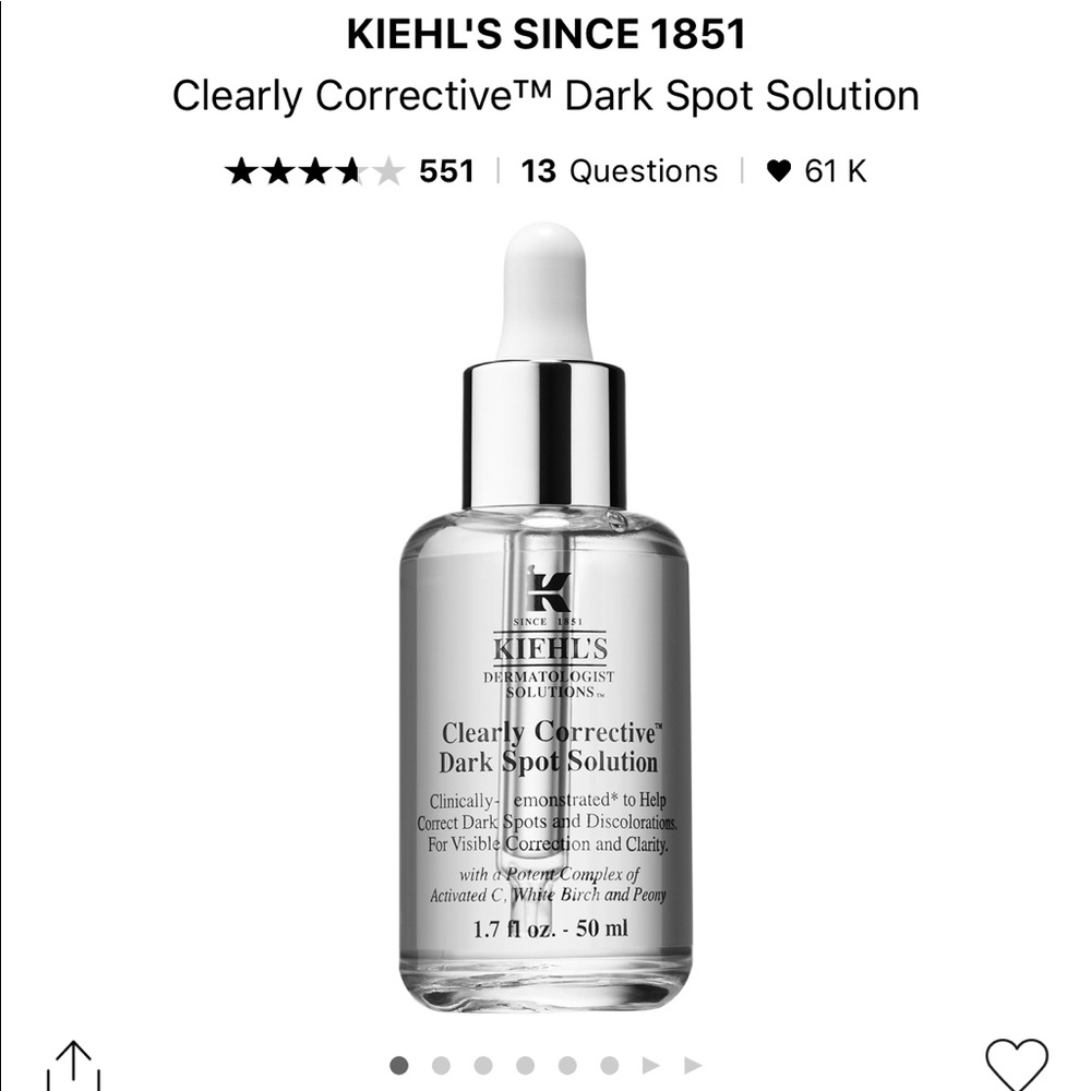 Kiehl’s Clearly Corrective Dark Spot Solution